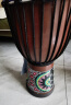 莫森（MOSEN）10英寸彩绘非洲鼓 纯羊皮印尼桃花芯木进阶手鼓 免调音 颜色随机 实拍图