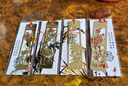 芬尚 梅兰竹菊书签 金属黄铜镂空书签 创意中国风礼物 商务礼品 送老师同学朋友等 四个套装伴手礼 实拍图