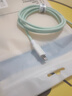 能适苹果充电线2.4A快充数据线适用iPhone14/13ProMax/12/11/X/XR/8/7/6手机ipad平板车载编织线1米绿 实拍图