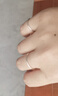 慕友（MuYou）999足银戒指女男素圈银闭口银饰送自己闺蜜女友生日礼物 17号 实拍图
