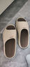 利达妮（TZLDN）踩屎感拖鞋男士夏季外穿厚底居家用浴室洗澡防滑运动户外凉拖鞋男 大地卡其 【运动外穿】 44-45 【标准码】 实拍图