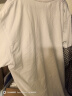 网易严选200g重磅纯棉T恤5A级抑菌短袖白T春夏宽松耐水洗不易变形打底衫 本白色 （迭代升级） -5A抑菌T L 晒单实拍图