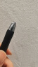 晨光(M&G)文具经典风速Q7/0.7mm黑色中性笔 拔盖子弹头签字笔 学生/办公用笔 拔盖水笔12支/盒 实拍图