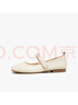 他她（TATA）软底玛丽珍鞋女平底小皮鞋女单鞋女秋季新款YDS01CQ3 米白 36 实拍图