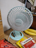 中联（ZOLEE）中联夹扇电风扇迷你微风扇小风扇电扇台壁扇家用学生宿舍床头小型办公室壁挂静音摇头风扇语音声控 底盘款标品+2米国标线 实拍图