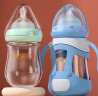 欧贝妮奶瓶 宽口径玻璃奶瓶套装 新生婴儿宝宝奶瓶带吸管0-6个月1-2岁 晒单实拍图