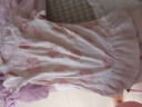 英氏A类女童睡裙春夏季薄款家居服儿童睡衣女孩公主睡裙粉色 140 晒单实拍图