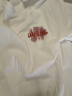 索菲堡 100%新疆棉2024新款夏季短袖t恤女宽松百搭设计感ins上衣潮男 白色（粉图） XL 实拍图
