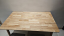 爱必居 全实木餐桌小户型家用餐桌长方形饭桌子橡胶木原木色1.2米 单桌 实拍图
