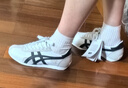 Onitsuka Tiger鬼塚虎男鞋 慢跑鞋透气轻便男女款运动休闲鞋RUNSPARK 白色/黑色（1183B480-105） 37 实拍图