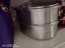 灿智 蒸鱼锅椭圆形蒸锅大号烤鱼盘电磁炉通用海鲜蒸锅气蒸锅不挑炉 双层锅+陶瓷蒸盘+蒸架+防烫夹 1cm 实拍图