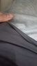 SIMWOOD/简木【标准宽松】240g棉sorona凉感插肩短袖T恤男SN120089 碳灰配黑(无印花) XL （建议146-160斤） 实拍图