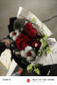 花悦荟红爱心玫瑰针织花束母亲节520情人节生日礼物鲜同城配送女友妈妈 实拍图
