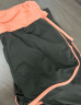 徽昂瑜伽服套装女健身服跑步训练衣运动套装女春夏短袖长裤2件黑橘L 实拍图