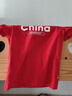 真维斯男童t恤短袖纯棉夏季儿童半袖上衣童装大童夏装 红 中国英文 160 实拍图