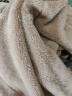 红豆居家睡衣男秋冬季法兰绒男士家居服拉链款套装可外穿 男-浅杏咖175 实拍图