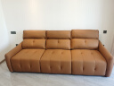 富欣娜（FUXINNA）意式极简无线遥控电动功能真皮沙发床现代简约客厅两用可自动伸缩 2.8米三人位 真皮电动沙发 晒单实拍图