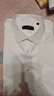 雅戈尔（YOUNGOR）短袖衬衫男素色DP免烫衬衫纯棉面料抗皱易打理新品 GSDP10171BJA白色 42 实拍图