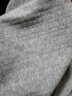 森马（Semir）长袖T恤女木耳边半高领2023冬季紧身肌理抓绒针织衫109723101001 晒单实拍图