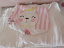 洁丽雅吸汗巾婴儿童纯棉幼儿园宝宝隔汗巾垫背巾中大号全棉男女童 升级中号4层 5条装 （女宝推荐C） 实拍图