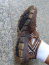 迪卡侬（DECATHLON）登山鞋男户外防滑凉鞋夏季透气耐磨轻便徒步鞋溯溪鞋洞洞鞋 朱古力色-防撞款-NH500 45 实拍图