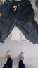 叄南牛仔裤男士夏薄款大码潮牌宽松束脚九分工装休闲裤子男潮 灰色【单条】 2XL 实拍图