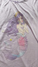 多妙屋女童睡裙春夏儿童莫代尔睡衣女孩短袖裙子宝宝家居服MD014紫色150 实拍图