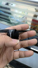 山泽 3.5mm音频线弯头 公对公车载aux音响连接线 电脑平板手机耳机直对弯转接扁线黑2米 YP-520 实拍图