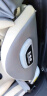 Heekin德国 儿童安全座椅汽车用0-4-12岁婴儿宝宝360度旋转ISOFIX硬接口 尊享灰(遮阳棚+上拉带+侧保护) 实拍图