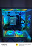积至（EVESKY）海景房MINI 游戏机箱 台式机机箱 电脑主机箱 M-ATX主板/240水冷位 海景房MINI-白色 实拍图