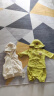 童泰秋冬季婴儿衣服5月-3岁宝宝加绒马甲外出连帽坎肩 米白 90cm 实拍图