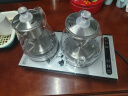 FUNORK全自动上水电热烧水壶泡茶专用烧水器茶台一体机茶桌茶几嵌入式电茶壶茶具套装 蒸茶款不锈钢色（37x20cm） 实拍图