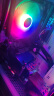 超频三（PCCOOLER）大白鲨PRO CPU散热器 （多平台/SRGB幻彩灯效/下压式/ITX散热器/附带硅脂） 实拍图