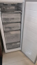 美的136升 风冷无霜立式家用冰柜 母乳冷藏冷冻转换柜抽屉式冷柜小型全冷冻一级能效冰箱 BD/BC-136WEM 实拍图
