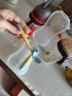 babycare婴儿叉子弯弯勺学吃饭宝宝餐具 自主进食训练勺套装 带收纳盒黄色 实拍图