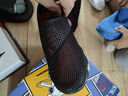 鸿星尔克（ERKE）童鞋男童大网孔透气跑鞋缓震儿童休闲鞋正黑/大学红31 实拍图