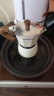 Bincoo摩卡壶意式家用手冲咖啡壶意大利特浓香煮咖啡壶小型浓缩 【1-3人份】米白（含滤纸） 150ml 实拍图