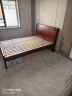 优卡吉胡桃木实木新中式经济1.5/1.8米双人床+668# 1.5框架床+20cm棕垫 晒单实拍图