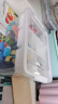 禧天龙积木分类磁力片收纳箱儿童玩具零件收纳盒大小颗粒分格分类整理箱 【中号双层5格】烟熏灰 实拍图