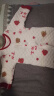 婧麒宝宝拜年服连体衣服冬装夹棉百日宴满月红色新生婴儿过年 米黄色【保暖款】 59cm 实拍图