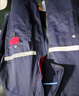  乾朗 防静电工作服套装男女夏季短袖透气耐磨劳保服带反光条电焊工服汽修工程服加油站电力局工装可定制logo 藏蓝色夏短套装170 实拍图