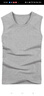 北极绒（Bejirog）宽肩背心男士无袖坎肩宽松T恤夏季运动紧身打底汗衫 白+灰《2件装》 2XL/145-170斤 实拍图