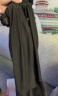 南极人（Nanjiren）泳衣女连体式遮肉显瘦吊带仙女范温泉度假少女黑色游泳装裙式 晒单实拍图