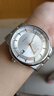 爱沃驰瑞士品牌IW手表男机械表防水超薄男士手表进口机芯全自动商务男表 银白钢带/进口机芯+原装表带 实拍图