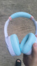 西伯利亚（XIBERIA）羽DM02无线头戴式蓝牙耳机ANC主动降噪音乐游戏运动耳机天青白 实拍图