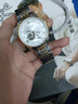 冠琴（GUANQIN）瑞士认证手表男士全自动机械表镂空飞轮防水男表圣诞礼物送男友 大师版-间金白面 实拍图