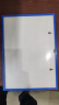 欧唛oumai磁性硬胶套磁吸卡K士a4,a5,文件保护卡套磁力贴磁性展示贴牌仓库标识牌磁性指示牌 A4蓝色（20个装） 实拍图