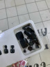 美杜 穿戴甲脚指甲美甲贴夏天满钻光疗脚指甲手工贴钻美甲片甲片 经典黑色 24片 实拍图