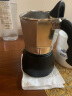 比乐蒂（Bialetti） 摩卡壶双阀手冲咖啡壶意大利进口高压特浓意式咖啡机brikka壶 双阀2杯份+4.0电陶炉（摩登黑） 晒单实拍图