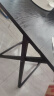 费林斯曼【销量NO.1】折叠桌桌子折叠户外折叠餐桌电脑桌饭桌麻将桌吃饭桌 【次日达】单长桌-精致黑 现代简约 实拍图